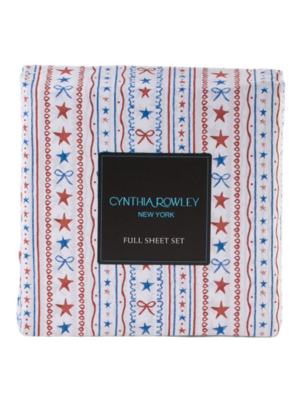 CYNTHIA ROWLEY Summer Stars And Stripes Sheet Set